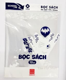 Bọc bao bìa sách giáo khoa, vở bài tập, vở ôly, sách tiếng anh A4 chương trình mới 4