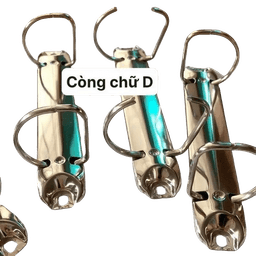 Combo 10c Kẹp còng giữ giấy 2 chữ D - Khoá kẹp còng - Gáy sổ còng - Kẹp giấy bảng quảng cáo, thông báo bầu cử, kế hoạch ... 1