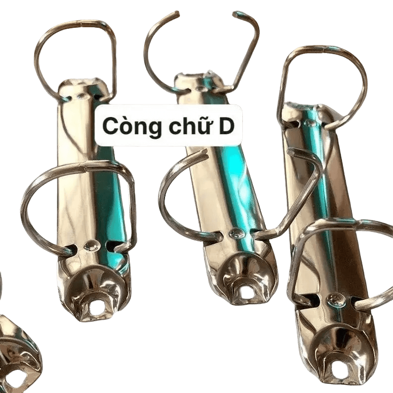 Combo 10c Kẹp còng giữ giấy 2 chữ D - Khoá kẹp còng - Gáy sổ còng - Kẹp giấy bảng quảng cáo, thông báo bầu cử, kế hoạch ...