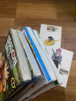 Combo 4q vở tranh Dragon ball color dragon ball sd kèm phụ kiện 4