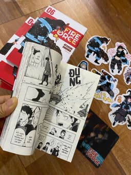 Bộ vở Fire Force Fireforce tập kèm phụ kiện 7