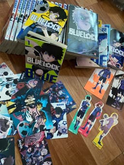 (+poster) Bộ 26q vở  Blue Lock Bluelock T1-26 full card + 5 standee+poster 3