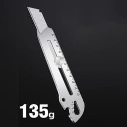 Dao rọc giấy inox 6 trong 1: công cụ đa năng cắt, khui bia, mở nắp và vặn vít tiện lợi cho mọi nhu cầu 4