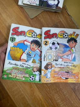 Combo 2q vở tranh cũ Sơn Goal T1,2 3