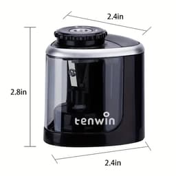 Bút chì tự động mài bút chì đen với các tính năng tự động làm việc dừng tự động loại bỏ ngòi bút gãy mài sắc trong vài giây 5