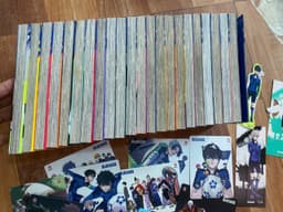 (+poster) Bộ 22q vở Blue Lock Bluelock T1-22 full card + 3 standee + poster 7
