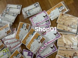 Nhãn vở decal dính sẵn, nhãn vở kuromi, capybara, chiikawa, pochacco..... 2