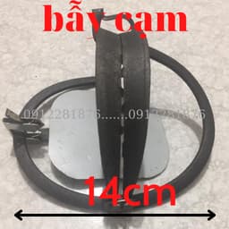 Cạm bẫy thú 14cm- cạm bẫy chuột- cạm bẫy thú lớn tặng nẫy và bàn đạp loại cạm 14cm 3