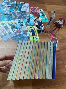 (in đầu full quà) Bộ 12q vở  Blue Lock Bluelock T1-12 full phụ kiện + tặng thêm 5 goods 7