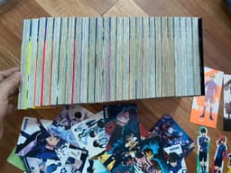 (+poster) Bộ 26q vở  Blue Lock Bluelock T1-26 full card + 5 standee+poster 7