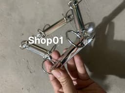 (lỗ 3cm) Combo 10c Kẹp còng giữ giấy 2 nhẫn chữ o - Khoá kẹp Gáy sổ còng - Kẹp giấy bảng quảng cáo, thông báo bầu cử, kế hoạch .... 7