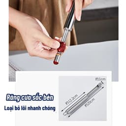 Bộ Dao 5 món Gọt Vỏ Cao Cấp Inox Đa Năng - Gọt Hoa Quả & Tách Hạt 4