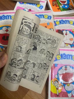 (xuôi) Combo 8q vở Doraemon Doremon xuôi 6