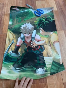 (+poster) Combo 18q vở  Học Viện Siêu Anh Hùng mha My Hero Academia+ngoại tr Vigilantes+ poster 2