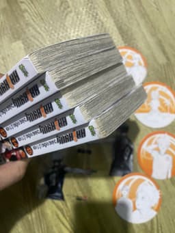 (+post) Bộ 5q vở Haikyu Chàng khổng lồ tí hon tập 41-45 kèm phụ kiện + post 4