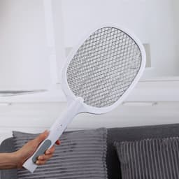 Vợt muỗi thông minh 2 trong 1 kèm đèn bắt muỗi tự động, pin sạc 1200mAh 2