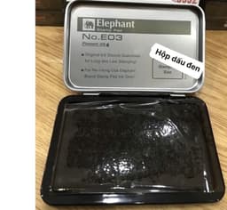 (sẵn mực) Hộp dấu đóng dấu - Khay dấu lấy vân tay điểm chỉ 3