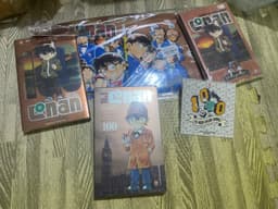(+pos) Bộ 3q vở Thám Tử Lừng Danh Conan Tập 100 lim+đb+thường - Kèm Bìa Áo + Poster 1