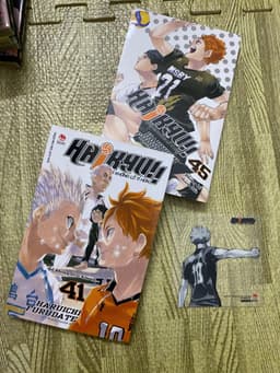 (+poster) Combo 2q vở haikyu Chàng khổng lồ tí hon+poster 4