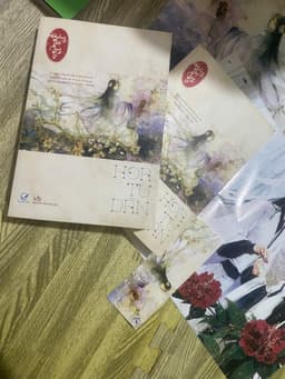 (in đầu) Full bộ 2q vở no.vel Hoa tư dẫn tập 1+2 bản in đầu kèm phụ kiện 2