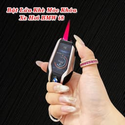 HCM Bật Lửa Khè Xài Gas Móc Khóa Xe Hơi BMW i8 1
