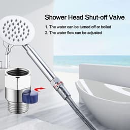 Vòi Hoa Sen 21 Ren Ngắt Nước Có Công Tắc Khóa Tiện Dụng 6