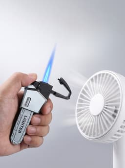 HCM Bật Lửa Khè Xài Gas Hình Cưa Xích Mini Sáng Tạo - Độc Lạ 4
