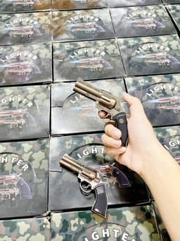 HCM Bật Lửa Khè Xài Gas Hình Khẩu Rulo Các Loại 1