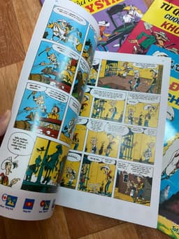 Combo 4q vở Lucky luke T6,7,8,10 6