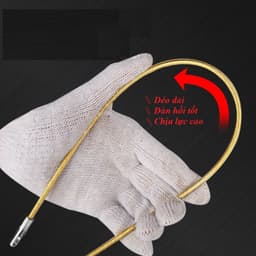 Dây mồi luồn cáp điện lò xo vàng 4mm, ống gen điện, chiều dài từ 5M đến 15M. 8