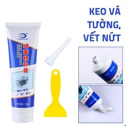 Trám vết nứt khe hở tường, keo vá tường làm trắng sáng - kèm bộ dụng cụ miễn phí 7