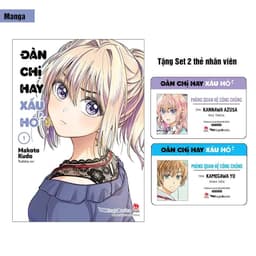 (seal+post) Bộ 2q vở Đàn Chị Hay Xấu Hổ seal tập 1,2 kèm poster 3