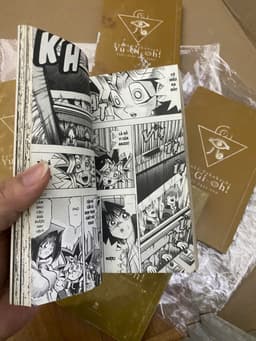 (Kim) Combo vở  Yugioh Yugi oh Vua Trò Chơi bản bìa trắng Kim đồng 6