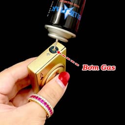 HCM Bật Lửa Khè Xài Gas Hình Lá Bài Trượt Có Vòng Quay 5