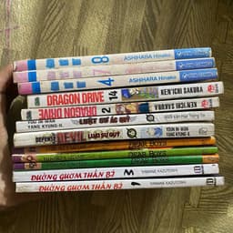 Combo 12q vở tranh Luật sư quỷ, đồng hồ cát, dragon drive, dear boys, đường gươm thần bí 1