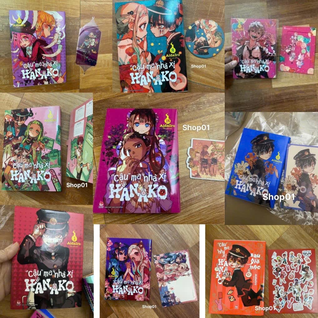 Vở Hanako cậu ma nhà xí Tập 0,1,2,5,6,7,11,13,14,12,8,9,10,15,16,17,18,19,20,21