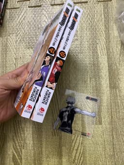 (+poster) Combo 2q vở haikyu Chàng khổng lồ tí hon+poster 1