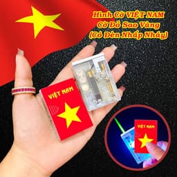 HCM Bật Lửa Hình Cờ Đỏ Sao Vàng Việt Nam Các Loại 7