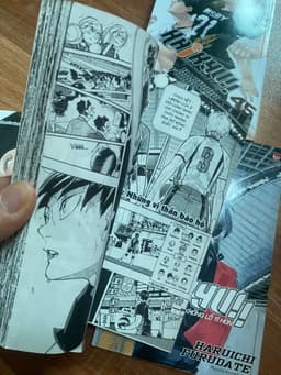 (+poster) Combo 4q vở haikyu Chàng khổng lồ tí hon+poster 8