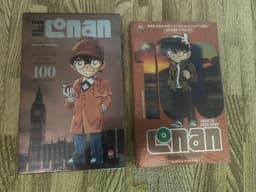 (seal+post) Combo 3q vở Conan Thám Tử Lừng Danh Tập 100 limited, 100 đặc biệt, 104 đặc biệt nguyên seal 2