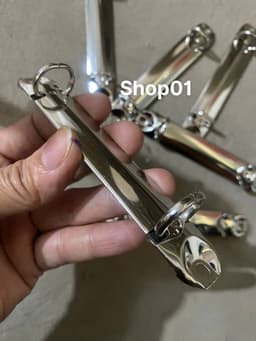 (lỗ 2cm) Combo 10c Kẹp giữ giấy 2 nhẫn chữ o lỗ 2cm - Khoá kẹp còng nhẫn- Gáy sổ còng - Kẹp giấy bảng quảng cáo, thông báo, kế hoạch ... 4