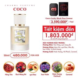 Nước Hoa Nữ Coco Trắng, Coco Hồng, Coco Đen 50ml - SANG TRỌNG VÀ QUYẾN RŨ 2