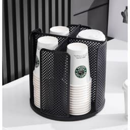 Khay úp cốc xoay 4 ngăn - Giải pháp tổ chức bếp gọn gàng, tiện lợi cho mọi gia đình 2