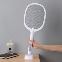 Vợt muỗi thông minh 2 trong 1 kèm đèn bắt muỗi tự động, pin sạc 1200mAh 3