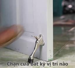 Cửa chặn cửa bằng kim loại với chân đế cao su 8