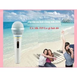 Micro Karaoke AK-319 Xingma chống ré, dây dài 3m, độ bền cao 5