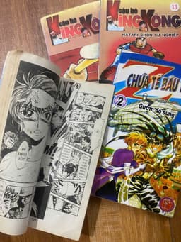 Combo 4q vở Cậu bé king kong + chúa tể bầu trời 6