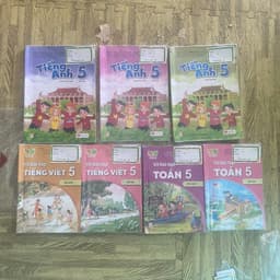 Combo 13q vở sgk + vbt cũ đã làm bài đạo đức tiếng anhToán tiếng việt mĩ thuật ... lớp 5 kết nối tri thức 1