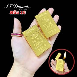 HCM Bật Lửa Xài Gas Hình Thỏi Vàng Các Loại, Sưu Tầm Độc Lạ 4