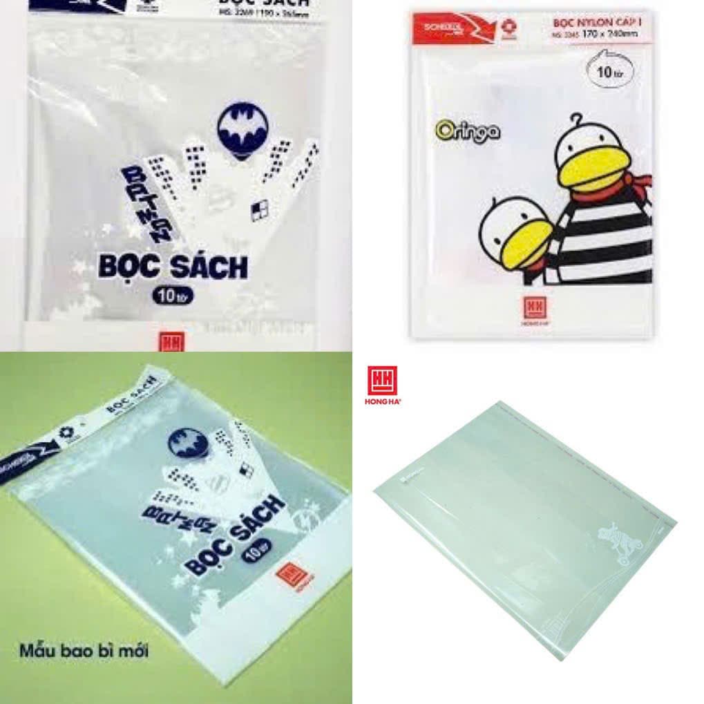 Bọc bao bìa sách giáo khoa, vở bài tập, vở ôly, sách tiếng anh A4 chương trình mới